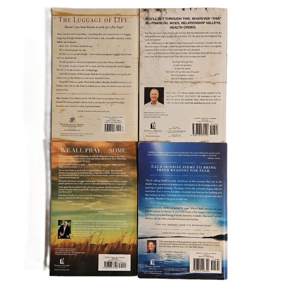 Max Lucado 4 Book Set Paperback Christian Inspirational, Prayer. Meditation - Picture 2 of 7